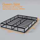 9 Inch Queen Box Spring, 3000lbs Heavy Duty Metal Box Spring Queen Size Bed Base Mattress Foundation, Easy Assembly, Noise Free