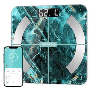 Scales for Body Weight with App 13 Body Composition Metrics, Smart Digital Bathroom Scales Bluetooth Weighing Scale Compatible with iOS Android, Max 400lbs/180kg (Green) Scales for Body Weight with App 13 Body Composition Metrics, Smart Digital Bathroom Scales Bluetooth Weighing Scale Compatible with iOS Android, Max 400lbs/180kg (Green)