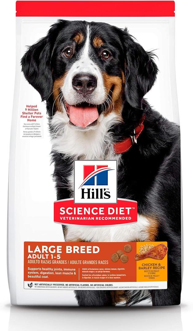 HILL'S Science Diet Large Breed Adult Dry Dog Food, 35 lbs. BBD 06/20/27