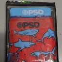 PSD Underwear Boys Boxer Briefs - Animal Print, Comfortable Active Underwear for Boys, Packs & Singles (Small, Surfs Up 3-pack)