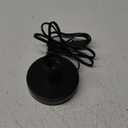 Helunsi Industrial Table Lamp Base, E26 E27 Lamp Base Without Shade, Mini Short Desk Lamp Exposed Bulb Base, Simple Metal Edison Light Bulb Stand, with 5.8ft Cord Switch Plug Bulb Base Holder (Black)