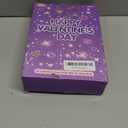 SpringFlower Valentines Day Cards For Kids With Stretchy Balls Toys, Classroom Valentines Exchange Gifts, 24 Pack Valentines Party Favors For Kids, School Classroom Valentine's Prizes