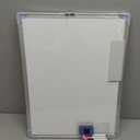 Lincia Magnetic to Do List Whiteboard for Wall 24" x 18" Large Weekly Dry Erase Board, Hanging Double-Side White Board Calendar for Planning Drawing Memo Home Kitchen Office (White)