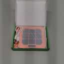 Tic Tac Toe Game, 6-in-1 Electronic Tic Tac Toe with Mute & Rechargeable - Handheld Travel Board Game for Kids Ages 4+, Adults, Family - Educational Learning Toy for Boys Girls, Orange