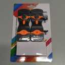 Razor Blade Scraper Tool - Razor Scraper with 40 Metal & Plastic Blades, Sticker Cleaning Remover for Paint, Decal, Adhesive, Label & Caulk, Glass Scraper for Window, Cooktop, Oven & Stove Top (Orange)