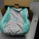 Adora up to 20 Inch Baby Doll Car Seat Carrier Grey Handle Converts to Rocker Lightweight Machine Washable Cover Toy Baby Doll Car Seat Accessory – Zig Zag, Geen Mint