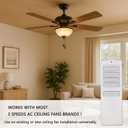 Ceiling Fan Remote Control for Harbor Breeze, Replacement for A25-TX001-R1/A25-TX005-R/A25-TX013/ZJF-RT01A, 3 Speeds & Light Dimmer, Remote with Wall Mount, 315MHz (Remote Only)