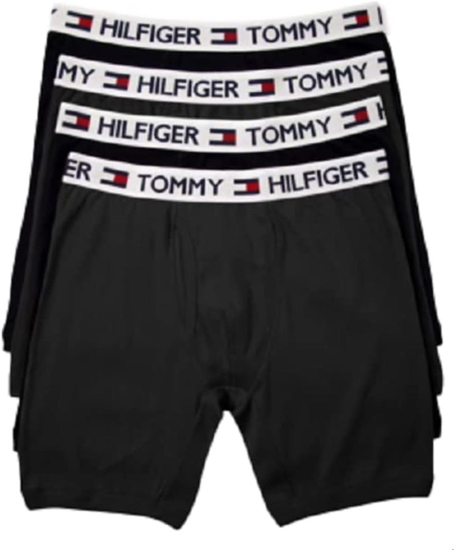 Tommy Hilfiger Men's Underwear Cotton Classics 4-Pack Boxer Brief, XL