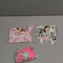 Mulan Princess Birthday Party Decorations, Pink & Green Cartoon Theme Party Supplies Set with Banner, Cake Topper, Cupcake Toppers & Balloons for Fans Birthday Party Favors