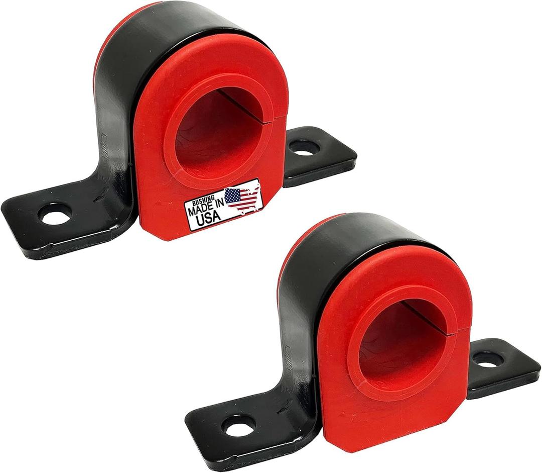 Suspension Dudes 4 PC Front Sway Bar Stabilizer Bracket + Bushing Kit FITS 4WD F-250, F-350, F-450, F-550 1999-2006, K80201 Bushings Made In USA, 32 MM Bar