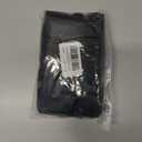 HFCNMY Stool Covers,2Pcs Stretch Waterproof PU Bar Stool Covers Round,Leather Bar Stool Seat Cover,Round Barstool Cover Slipcover with Elastic Bands for 15-18 in Large,Black