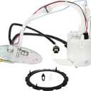 ECCPP Fuel Pump Assembly E2512M Compatible with Ford for F-350 Super Duty V8 5.4L & V10 6.8L, Replaces 7C3Z9H307D, 8C3Z9H307C, SP2385M, FG1211