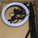 Kaiess 10.2" Selfie Ring Light with 65" Adjustable Tripod Stand & Phone Holder for Live Stream/Makeup, Upgraded Dimmable LED Ringlight for Tiktok/YouTube/Zoom Meeting/Photography