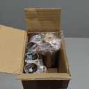 Gold Curtain Rod, 1 Inch Adjustable Heavy Duty Curtain Rods for Windows 48 to 84 Inch, Decorative Modern Window Treatment Rods, Telescopic Splicing Metal Drapery Pole, Easy Installation (36''-88'' (1 Pack))