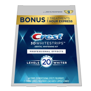 Crest 3D Whitestrips Age Renewal Teeth Whitening Kit, 20 Treatments Each with 1 Upper/1Lower, 48 Strips Crest 3DWhite Teeth Whitening Strips