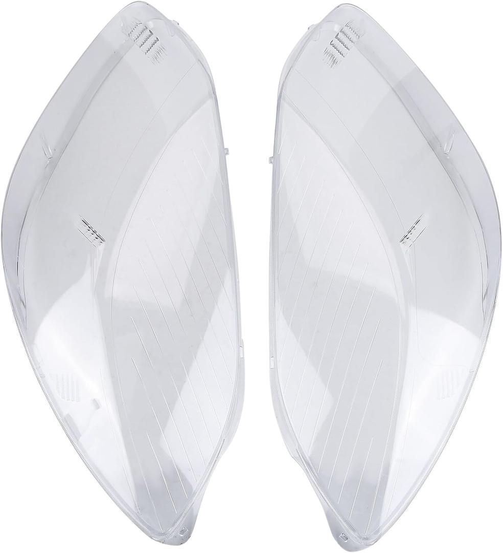1 Pair Car Clear Headlight Lens Cover,Left Right Side Front Headlight Headlamp Lens Cover ABS Headlamp Lens Cover Shell Fit for Enclave 2008-2012