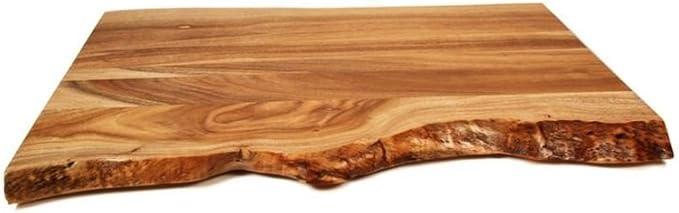 Architec Gripperwood Bare Acacia Cutting Board, Non-Slip Gripper Feet, 11" by 17"