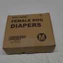 XPCARE 6 Pack Washable Female Dog Diapers - Reusable Doggie Diapers, Highly Absorbent Dog Diapers Female, Leak-Proof Puppy Diapers for Female Dog（M）