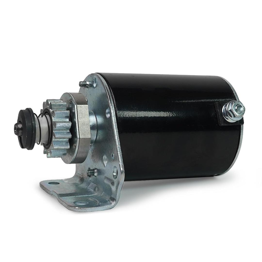 14 Tooth Starter Motor Replaces for 42 inch Troy Bilt Bronco, Pony Riding Lawn Mower Tractors with Briggs Stratton Intek IC OHV 17HP 17.5HP 18HP 18.5HP 19HP 19.5HP 20HP Engine
