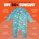 SwimZip Boys' Long-Sleeve UPF 50+ Swimsuit for Baby, Toddler, & Little Boys (M)