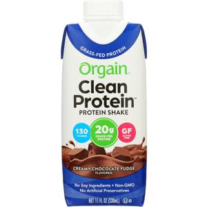 Orgain Whey Protein Shk Chocolate Fudge, 11 oz