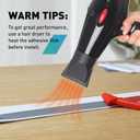 Door Draft Stopper, 32Ft Cuttable Door Sweep for Exterior Interior Doors,Weather Stripping, Block Draft Dust, Noise Insulation,Draft Guard 2" W x 32' L