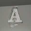 HXWEIYE Light Up Letters A, LED Marquee Letters Lights Sign 26 Alphabet and 10 Number Big Light Letter for Party Birthday Bar Battery Powered Christmas Decor Letter Lights (Warm White) (8.5 Inch)