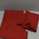 Kevin Textile Christmas Decorative Outdoor Throw Pillow Covers Pack of 2 Waterproof Classic Checker Linen Pillowcases Cushion Cases for Sofa Couch Patio Garden 24x24 Inch Red