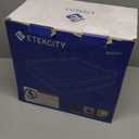 Etekcity Air Mattress Twin Size Inflatable Airbed Blow Up Air Bed Raised Mattress with Built in Pump for Camping, Guest, Height 18"