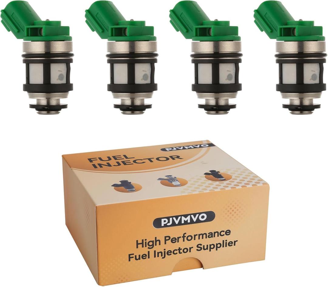 16600-1S700 OE 2.4L Performance Fuel Injectors,Compatible w/Frontier Xterra 1998 1999 2000 2001 2002 2003 2004,Compatible with/Nissan 2.4 Pickup 1996-1997,|1 Holes| |Set of 4|
