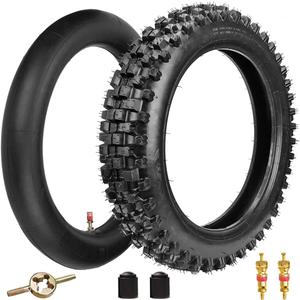 FVRITO 90/100-14 3.00-14 Knobby Tire and Inner Tube for 125cc 140cc CR80R CR85R CRF80F CRF125F CRF150R XR80R Yamaha YZ80 YZ85 TTR125 Apollo RFZ X18 TaoTao ATD125 DB17 Kawasaki KLX125 85 SX XC