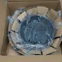 CAROTE Non Stick Frying Pan Skillet Set, Omelet Pan, Healthy Non Toxic Granite Chef Pan, Induction Compatible Egg Frying Pan with Heat-Resistant Handle, PFOA-Free,Grey, 8"+10"+12"