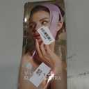 Reusable V-Line Sculpting Face Mask Silicone Chin Strap for Jawline Tightening & Double Chin Reduction (23-27 Inches) (Pink) -01