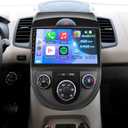 [4G+64G] Radio for Kia Soul 2010 2011 2012 2013, 9 inch Touch Screen Kia Soul Android Car Stereo, Wireless Carplay/Android Auto/32 EQ Audio/1280 * 720 Screen/SWC/Bluetooth/WiFi