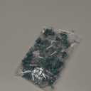 60 Pcs Christmas LED Replacement Bulb Mini Wide Angle Xmas Tree Light Outdoor String for Garden Party DecorGreen Base with Warm White Bulb