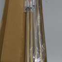 Brushed Brass M10 Threaded Extension Rod for Pendant Light, Island Lighting, Chandeliers,Lighting Fixture downrods & Stems,12 Inches