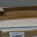 UNISHADES no Drill Cordless Roman Shades for Windows, 35" W 64" H - Light Filtering - Linen - Beige