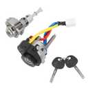 Dasbecan Ignition Switch Door Lock Cylinder with 2 Keys Compatible with Kia Optima 2011-2015 Rio 2013-2017 Replaces# 81970-2TA00 81900-1WK00 (6Pins)