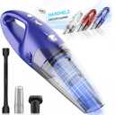Lightweight Small Vacuum Cleaner Cordless  6000Pa Mini Hand Held Vacuum, LED Light, 2025 Mins Runtime, USB Charging, 500ML Cup  Handheld Vacuum Cordless Rechargeable for Car/Office/Home
