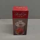 34oz Acrylic Storage Jar, Airtight Lid with Silicone Sealing Ring, Ideal Canister Container for Sugar, Tea, Spices, Herbs, Shells, Bath Salt, Christmas Decorative Apothecary Jars (Standard 1000 ml)