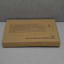 Wireless Keyboard and Mouse Combo, EDJO 2.4G Full-Sized Ergonomic Computer Keyboard with Wrist Rest and 3 Level DPI Adjustable Wireless Mouse for Windows, Mac OS Desktop/Laptop/PC (Black)