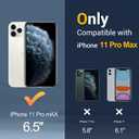 for iPhone 11 Pro Max Case, Compatible with Magsafe, Anti-Yellowing, Military-Grade Protection, Shockproof Slim Magnetic Phone Case Cover, Black