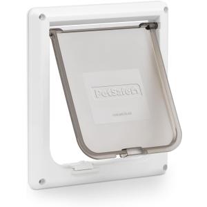 PetSafe Interior 2-Way Locking Cat Door - Allows Convenient Movement Between Rooms & Minimizes Scratching - Tinted Durable Plastic Privacy Door for Feeder & Litter Box (2x8x9 Inches (Pack of 1))