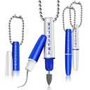 Portable Tools Set - 2Pcs with Keychain, Tartar Scraper & Eraser for Travel & Home Use, Compact Oral Kit