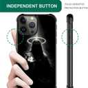 for iPhone 15 Pro Case with God Cross Four Corner Airbag Protection Design Anti Slip Soft Silicone Frame Personalized Pattern Case Compatible with iPhone 15 Pro for Men
