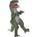 Morph Blow Up Velociraptor Costume, Inflatable Dinosaur Costume Adult, Blow Up Dinosaur Costume Adult