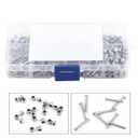 M3 Bolts and Nuts Set Stainless Steel Hex Socket Button Head Screws and Locknuts Assortment Kit