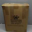 WINDRACING Orthopedic Dog Beds for Large Dogs, XLarge Waterproof Dog Bed with L Bolster Sides, Washable Big Pet Bed with Removable Cover & Non-Slip Bottom, 40 x 28 inch, Gray