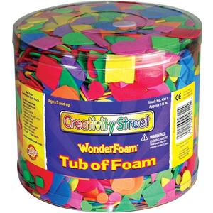 Wonderfoam Shape Decorative Foam Shape, Colors and Size Varies, 0.5 lb Tub, Pack of 3000