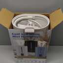 6L Humidifiers for Bedroom Large Room Home, Cool and Warm Humidifier for Baby and Plants Mist Top Fill Desk Humidifiers Essential Oil Diffuser, Quiet with Adjustable Mist,360Nozzle-White